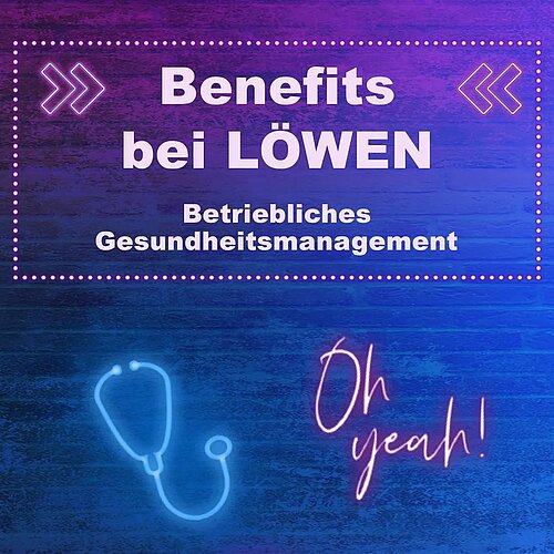 Bei LÖWEN ENTERTAINMENT gibt es einige Benefits, um die Work-Life-Balance aller Mitarbeiterinnen und Mitarbeiter zu...